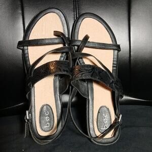 BOC Born Concept Women's Sandals Size  11M Black Strappy